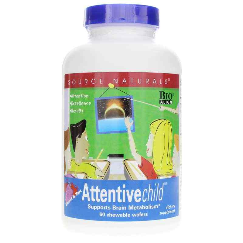 Attentive Child Fruit Chewables, Source Naturals